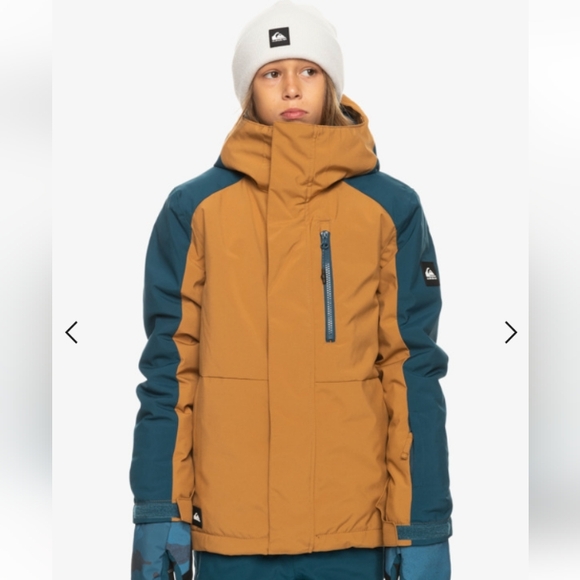 QUIKSILVER NEW Boys Mission Block Technical Snow Jacket - Picture 8 of 15